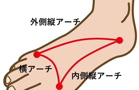 足のアーチについて